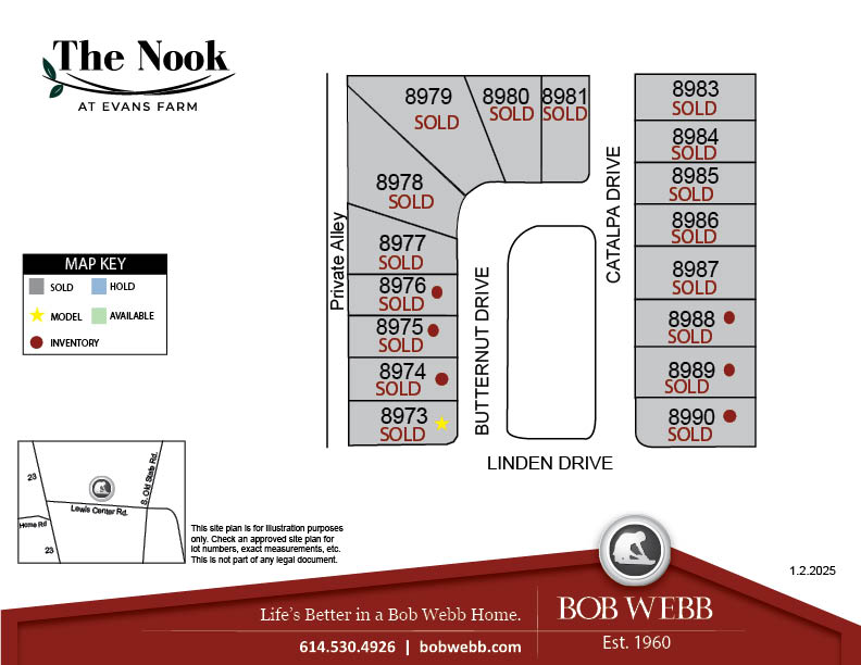 The Nook At EF Community Map 1.2.2025