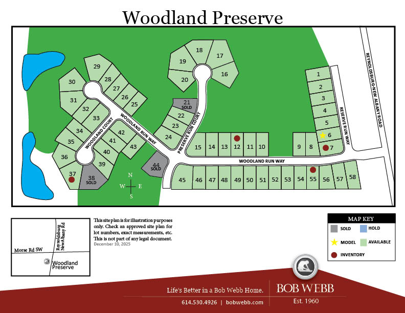 Woodland Preserve Community Map 12.10.2025