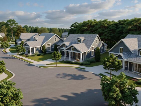 Woodland Preserve Streetscape 2 10.2025