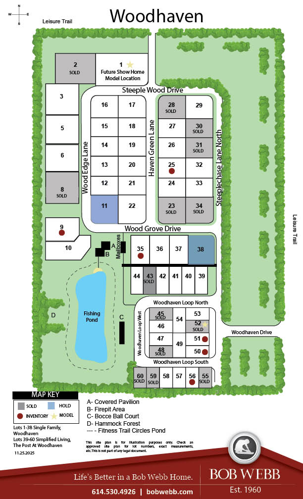 Woodhaven PWH Amenities And Holds Community Map_11.25.2025