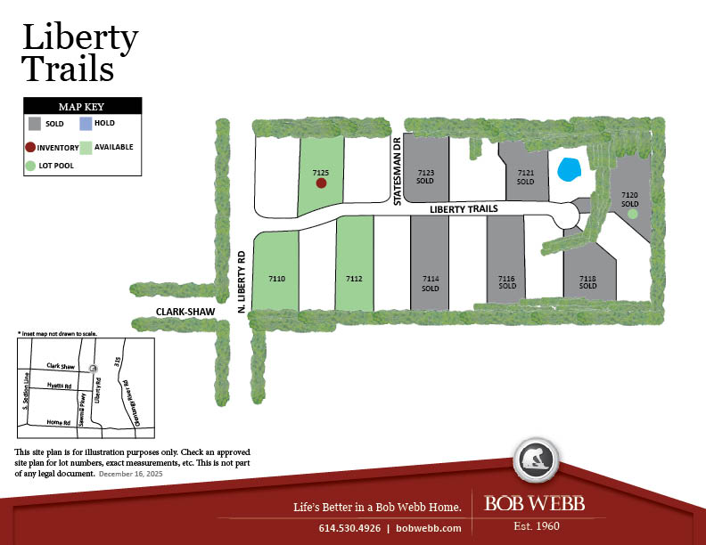 Liberty Trails Community Map