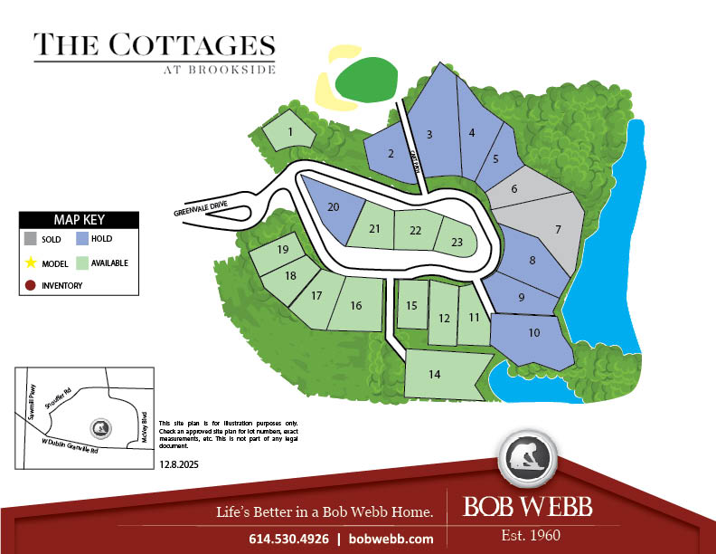 The Cottage at Brookside Community Map