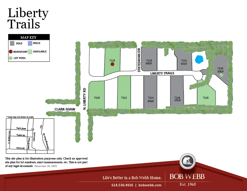 Liberty Trails Community Map