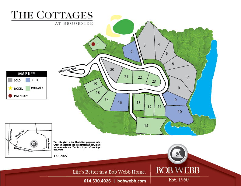 The Cottage at Brookside Community Map 5.7.2026