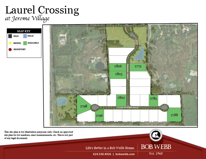 Laurel Crossing Community Map 8.31.26