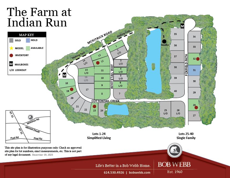 The Farm at Indian Run Community Map 8.5.26