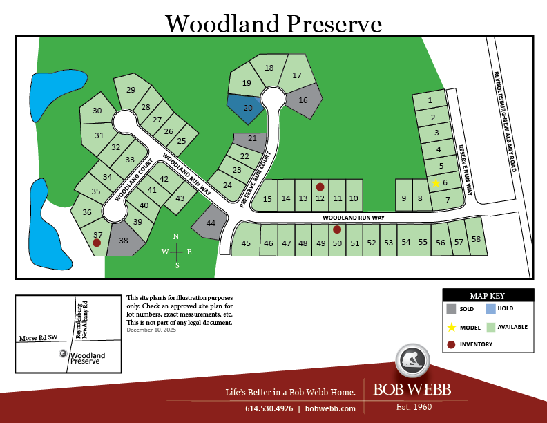 Woodland Preserve Community Map 8.4.2026