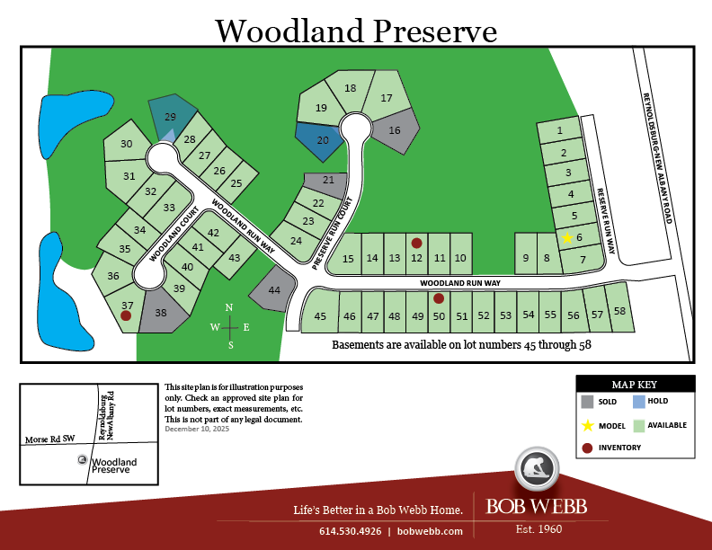 Woodland Preserve Community Map 9.16.26