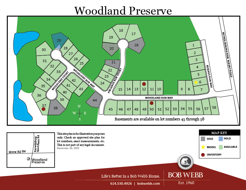 Woodland Preserve Community Map 9.22.26