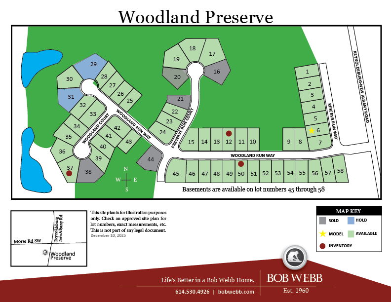 Woodland Preserve Community Map 10.19.26